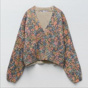 Zara Floral Cardigan 🌺